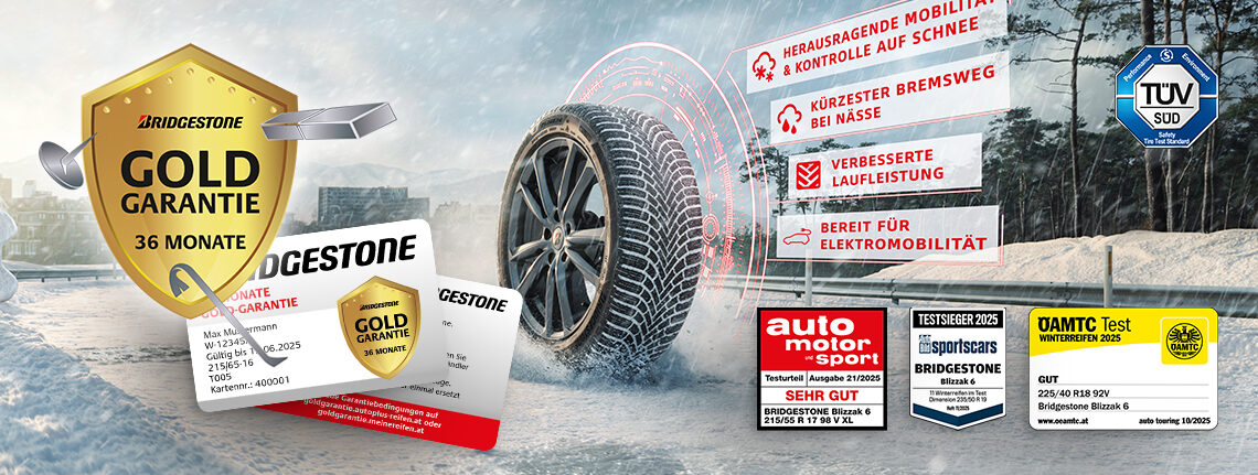 Garantie Formular Hero 2025 Bridgestone Gold Garantie Winter 2025