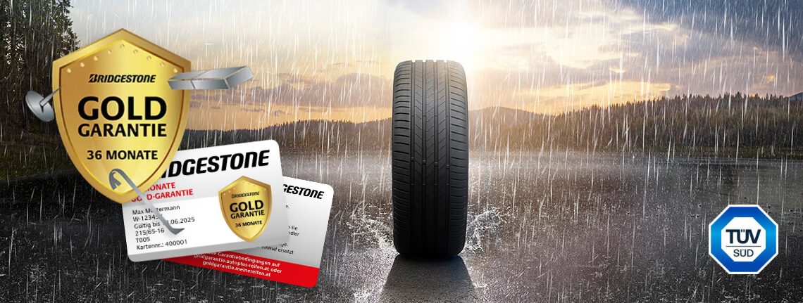 Bridgestone gold garantie sommer hero 2026